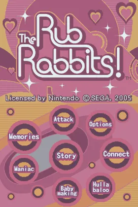 Rub Rabbits!, The (USA) (En,Ja,Fr,De,Es,It) screen shot title